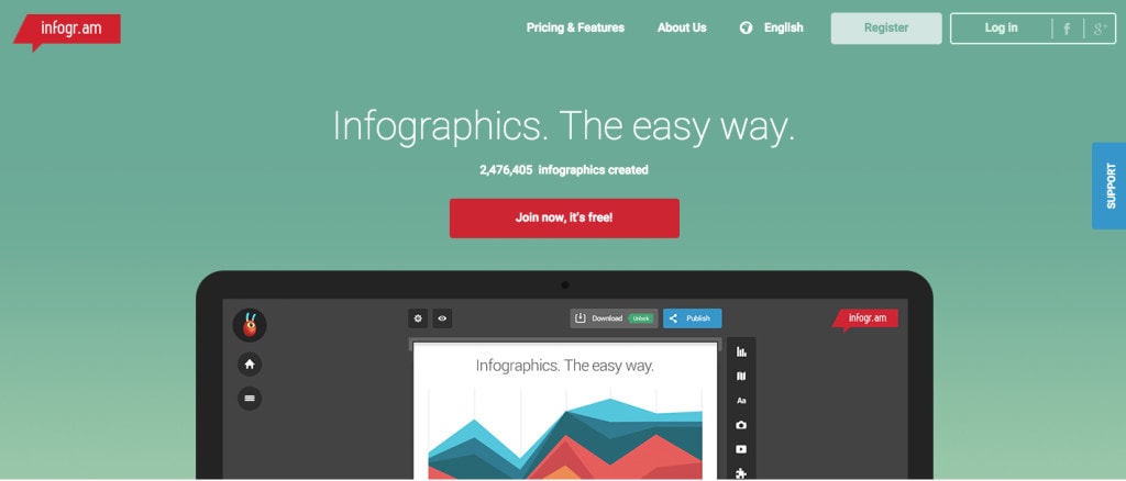 Infogram: Make infographics to wow your clients