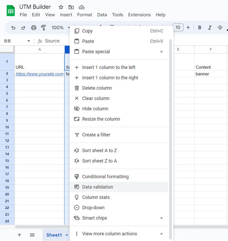 Top 7 UTM Builder Spreadsheet Templates To Better Manage Your Marketing ...